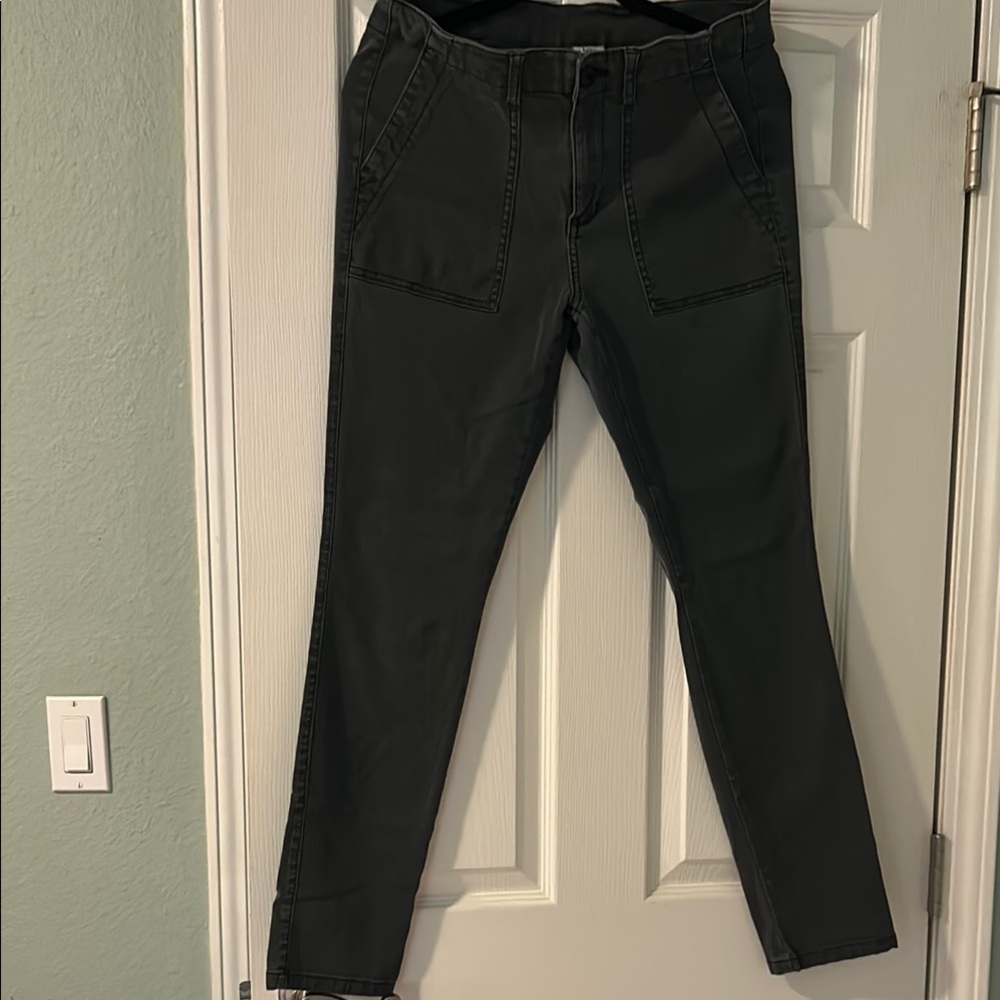 CAbi Black Cargo Pants with Tailored Fit